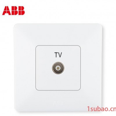 【ABB插座】由雅系列/白色/有线电视插座-AP30144-WW;10139797