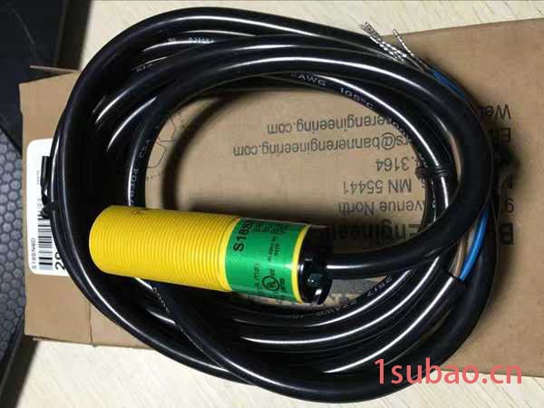 BANNER/邦纳对射光电开关S186E邦纳传感器现货销售图5