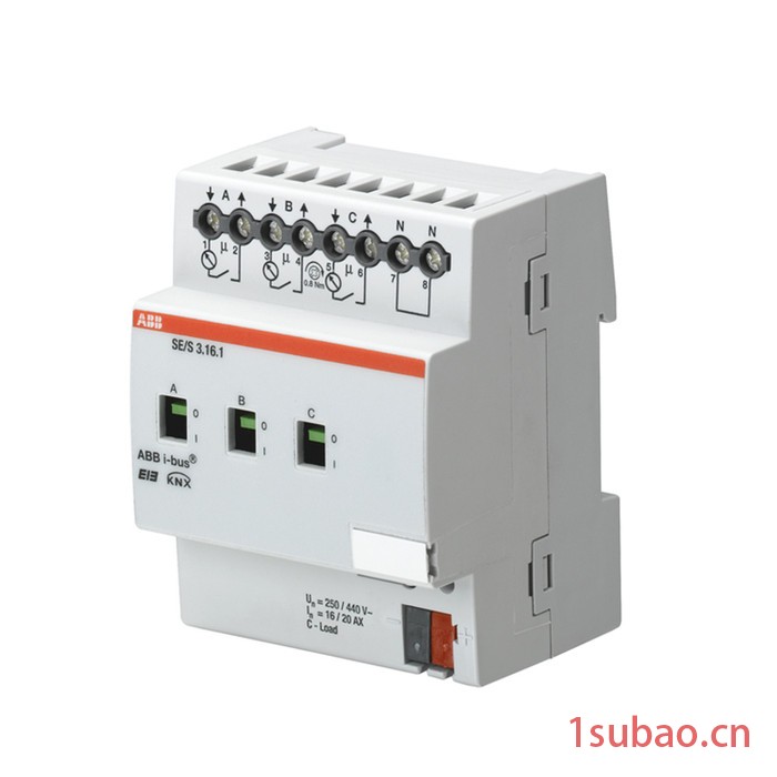 ABB智能照明模块SA/S-12.6.1.1 SA/S-12.16.2.1开关驱动器