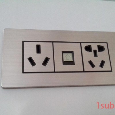 开关插座,西门子插座,厂家火爆批发西门子品质118铝拉丝 三位空调