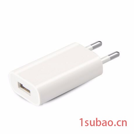 厂家批发诚本5V1A欧规迷你手机旅行充电器 CE认证USB台灯充电头