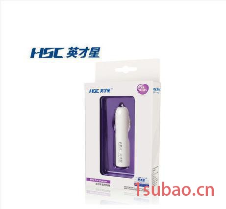 **授权英才星车载迷你手机充电器 YC-105 小米 三星 诺基亚图3