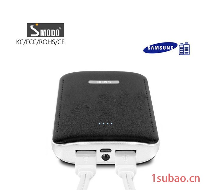 商务手机充电器5200mah小巧充电宝苹果通用三星18650图2