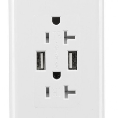 佰瑞普TR-BAS20-2USB GFCI插座 美式GFCI插座