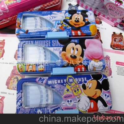 迪士尼笔盒 文具盒批发 文体用品 优乐文具笔盒 迪士尼z6987笔盒