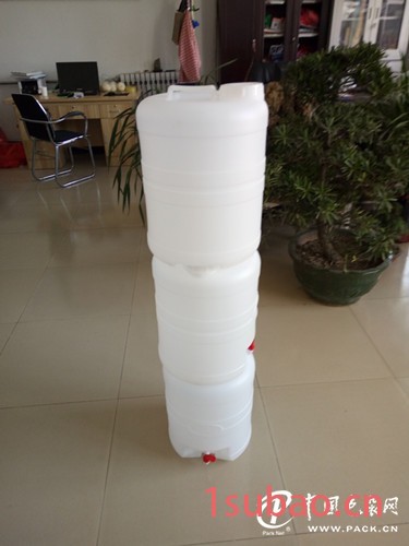 25升水龙头塑料桶，25L水嘴塑料桶