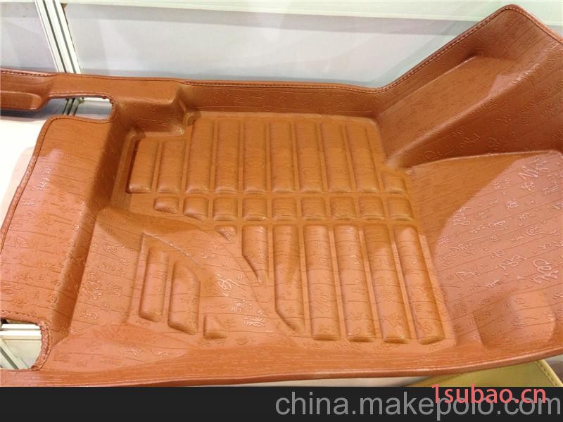 皮革压痕脚垫 全覆盖脚垫 汽车脚垫图2