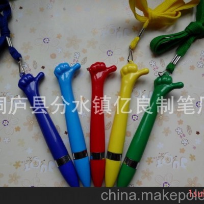 厂家直销 创意文具 热销手势笔 广告笔 扭扭圆珠笔
