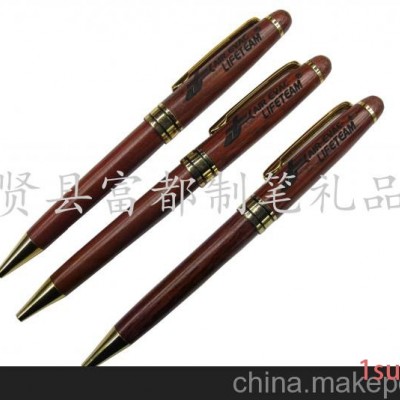 江西笔厂供应精美畅销全球的木制笔 书写流利木质 M618#红木笔