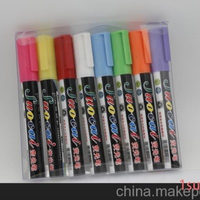 索美奇荧光笔6MM  彩色标记液体粉笔多彩绘画书写笔套装批发