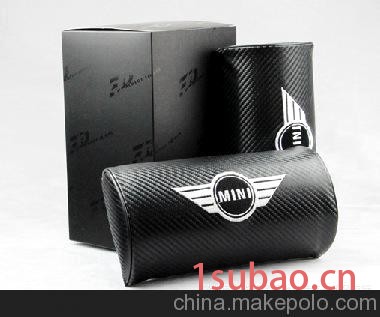 宝马迷你MINI头枕 coope clubman one R55R5翅膀车标头枕颈枕护颈