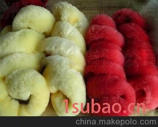 供应羊剪绒通用方向盘套 洲达正品