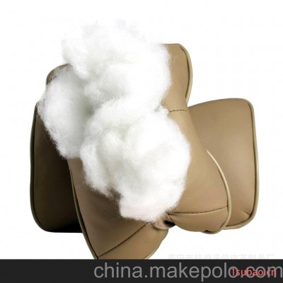 2012正品 汽车真皮头枕颈枕 通用真皮靠枕 打孔透气 厂家直销批发