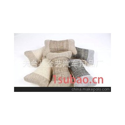 直销 汽车头枕 颈枕 四季通用亚麻汽车骨头枕 汽车用品 TZ-2111