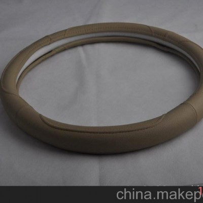 厂家供应 班卡奴 仿真皮真皮底动感手感汽车方向盘套 把套E0010