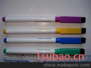 厂家供应2010新款白板笔，大号加长白板笔wj-228.带刷白板笔