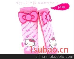 韩国原单HELLO KITTY凯蒂猫 蝴蝶结字母系列 安全带套 保护肩部