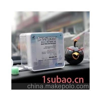 新款愤怒的小鸟汽车风口香水 车用香薰 汽车内饰用品