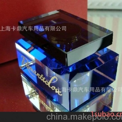 高档汽车香水座 汽车香水 水晶香水座 车载香水座 英文香水座