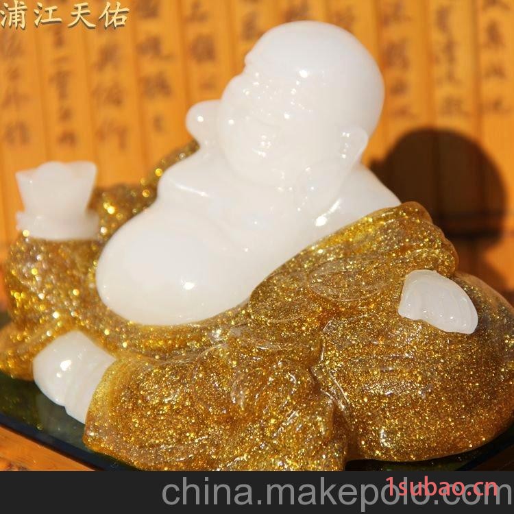 新款 汽车香水批发 彩衣金钱布袋佛香水座 车载香水 高档香水座图2