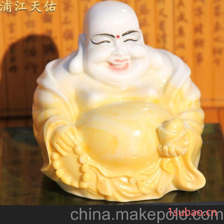新款 汽车香水批发 平底汉白玉大肚佛香水座 车载香水 高档香水图3