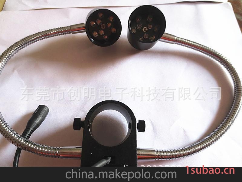 厂家直销!32MM体式显微镜专用支架,显微镜LED光源,LED环形灯图2