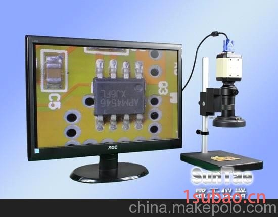 供应高清高倍 光学显微镜ST-T200 三输出高清200万像素光学显微镜图2
