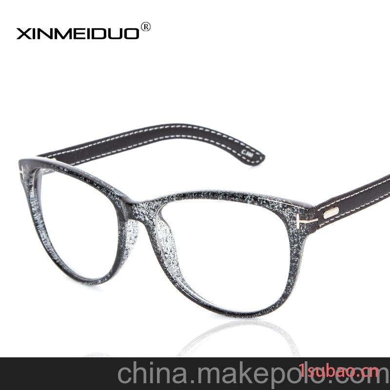 2013新美多潮款眼镜架 时尚百搭皮制眼镜框 防辐射电脑平光镜批发