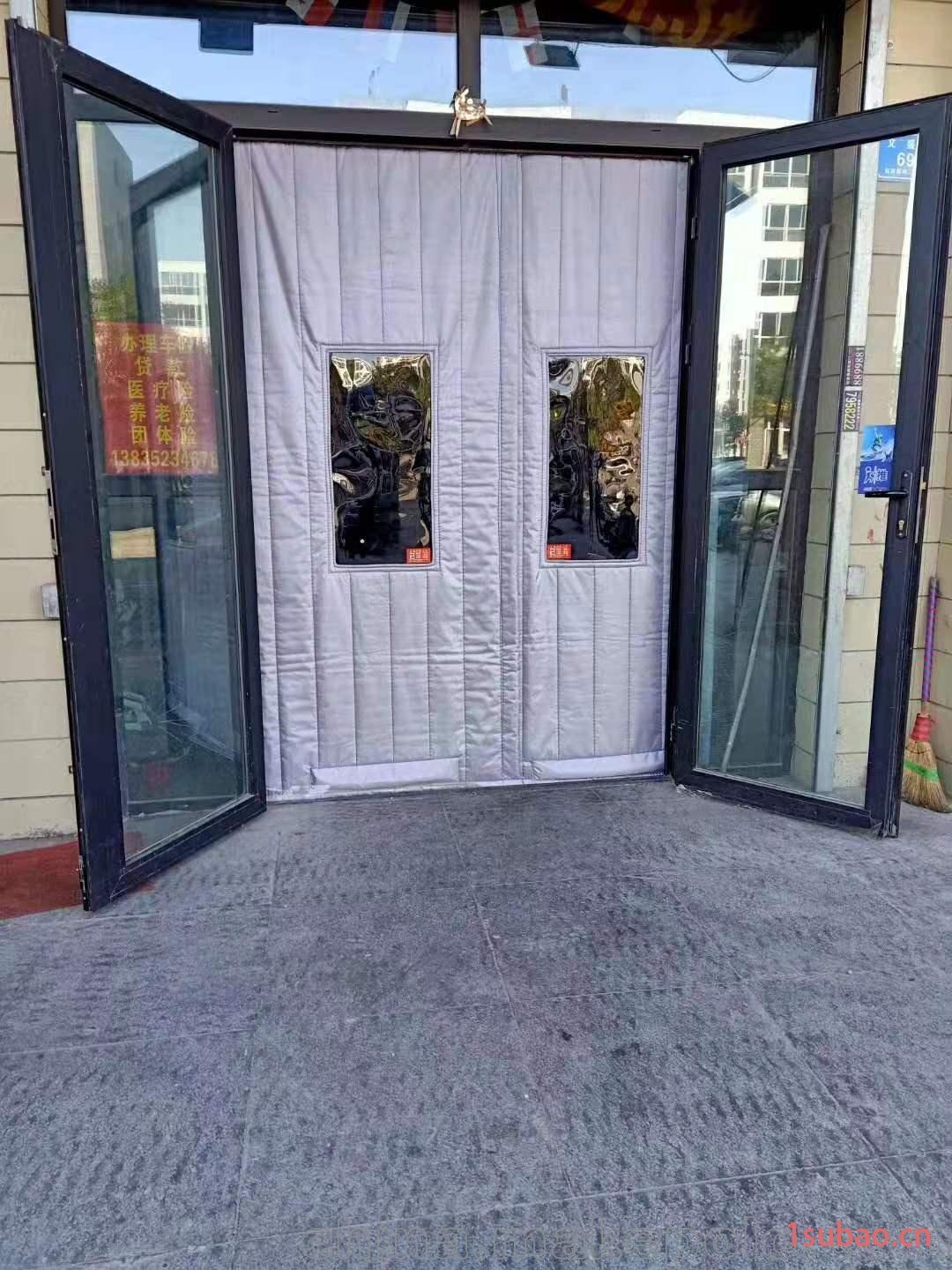 朗利洁销售 420牛津布棉门帘 学校御寒防风棉门帘可选厚度图2