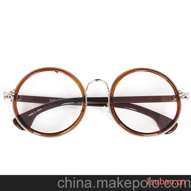 2013新美多品牌眼镜架批发 时尚复古大圆框架眼镜 哈利波特近视镜