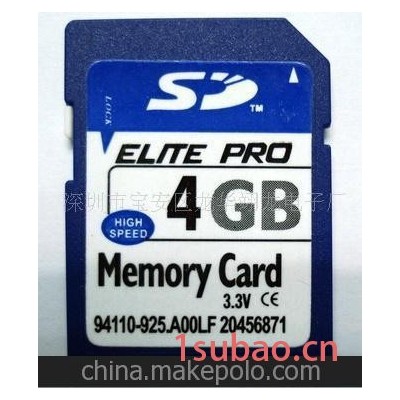 数码厂家供应内存卡2GB 存储卡4GB 广告机的SD 卡8GB 16GB
