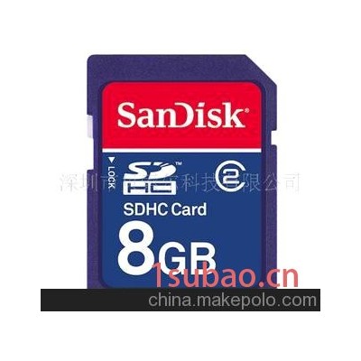 存储卡，SANDISK SD卡 8GB