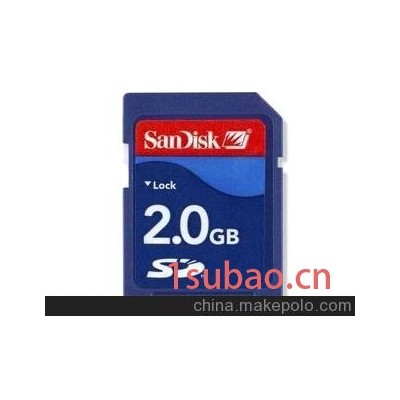 2GB数码相机存储卡，SANDISK SD卡