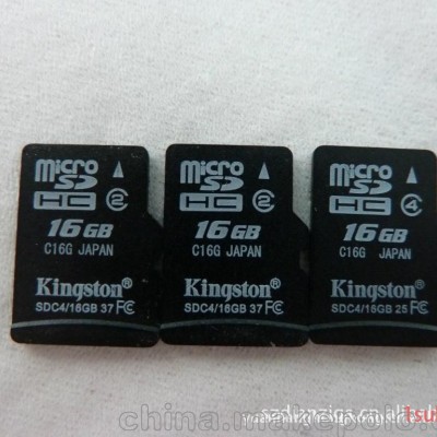 金士顿16gb TF卡 micro SD卡class4 手机内存卡 高速存储卡
