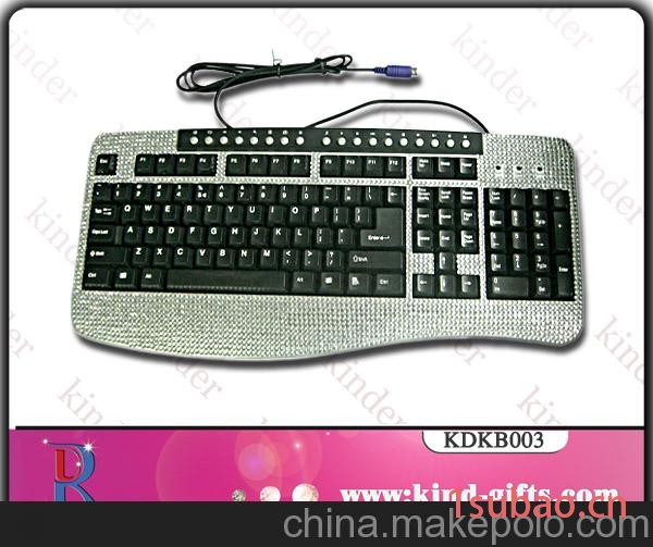 供应其他KDKB001镶钻电脑键盘图3