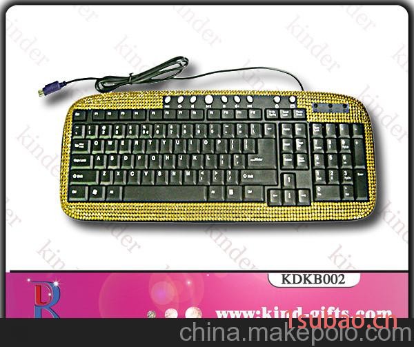 供应其他KDKB001镶钻电脑键盘图2