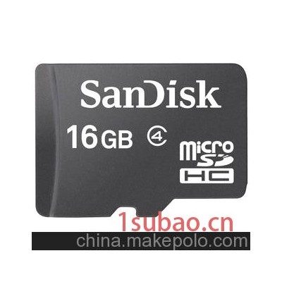 原装 闪迪SanDisk 16G TF卡手机内存卡 100%足量