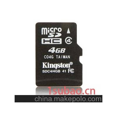 金士顿内存卡TF 4G 原厂供应 手机内存卡偶发足兆