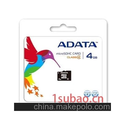行貨威剛 4G microSD卡 TF卡 手機(jī)內(nèi)存卡class4 存儲卡
