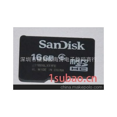 百分百足量 批发闪迪TF16G SandDisk手机内存卡16g 手机存储卡