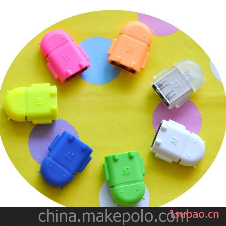 USB OTG转接头小机器人三星小米安卓机手机通用MicroUSB平板otg头图3