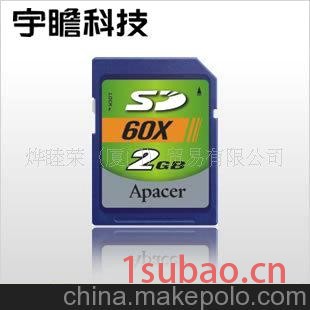 宇瞻Apacer SD 60X 2G 闪存卡 内存卡 存储卡 正品行货 终身保固