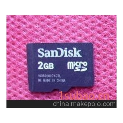 SandDisk手机内存卡2G闪迪TF卡2GMicroSD内存卡批发