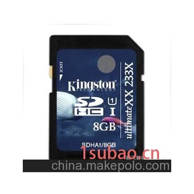 金士顿 8G SD SDHC CLASS4 SD卡 高速相机闪存卡 存储卡