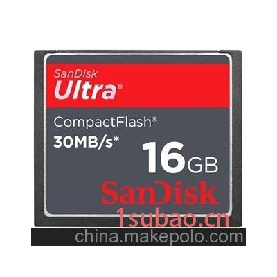 闪迪SanDisk单反相机闪存卡至尊高速CF存储卡30MB/s 摄像机存储卡