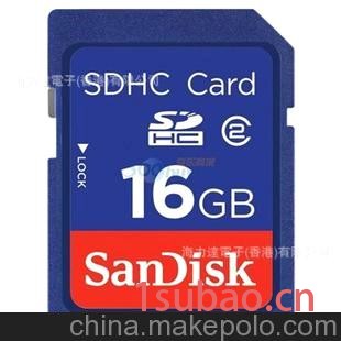 厂家低价供应 数码存储卡批发 闪迪SD卡16GB