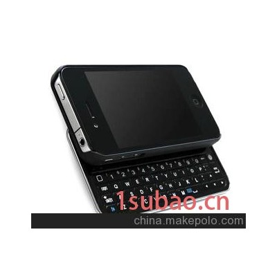 苹果Iphone4 /4S手机滑盖无线蓝牙键盘侧滑后盖保护壳迷你键盘