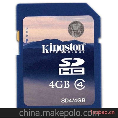 Kingston 4G Class4 SD存储卡