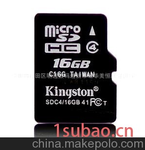 原装金士顿 储存卡 MICRO SD/TF16G 数码存储卡 手机内存