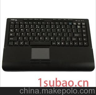 铂科KB9824触摸板USB有线工控键盘触摸板超薄工业键盘